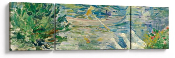 Obraz - Berthe Morisot, Girl in a Boat with Geese, reprodukce (170x50 cm)