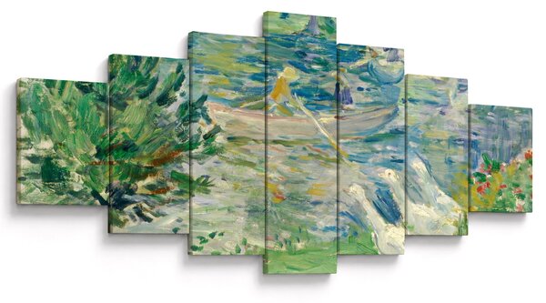 Obraz - Berthe Morisot, Girl in a Boat with Geese, reprodukce (210x100 cm)