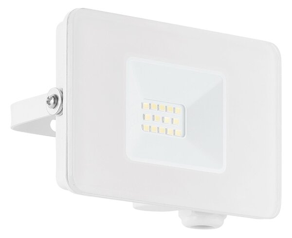 EGLO Venkovní LED nástěnný reflektor FAEDO 3, 10W, neutrální bílá, bílý, IP65 33152