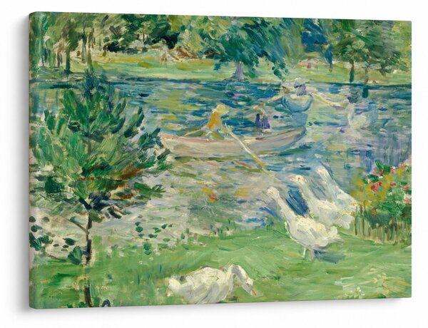 Obraz - Berthe Morisot, Girl in a Boat with Geese, reprodukce (70x50 cm)