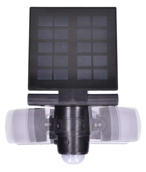 LED solární světlo se senzorem WO772, černá