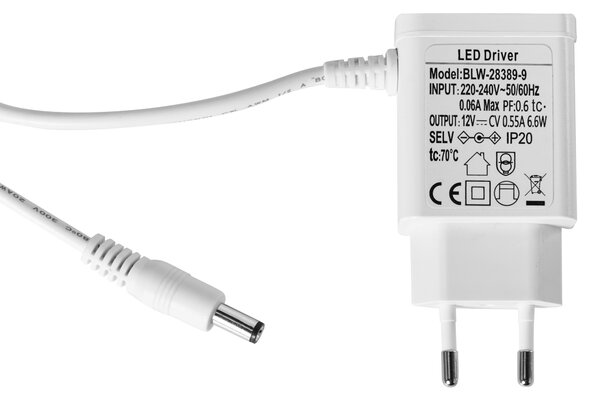 LED stolní lampa CYGNUS se stmívačem Kov Bílá