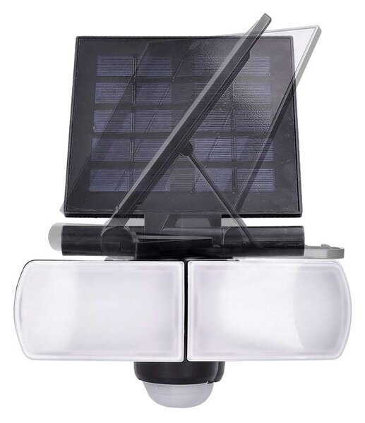 LED solární světlo se senzorem WO772, černá