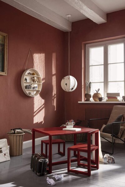 Ferm Living Ex-display židle Little Architect, poppy red