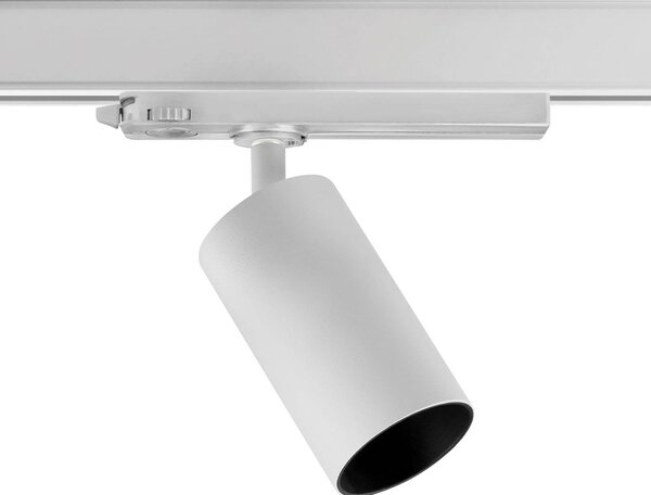 Ivela Microperfetto LKM 3-fázový reflektor 940 bílý, Bílá / opál, Chodba, Hliník, Moderní