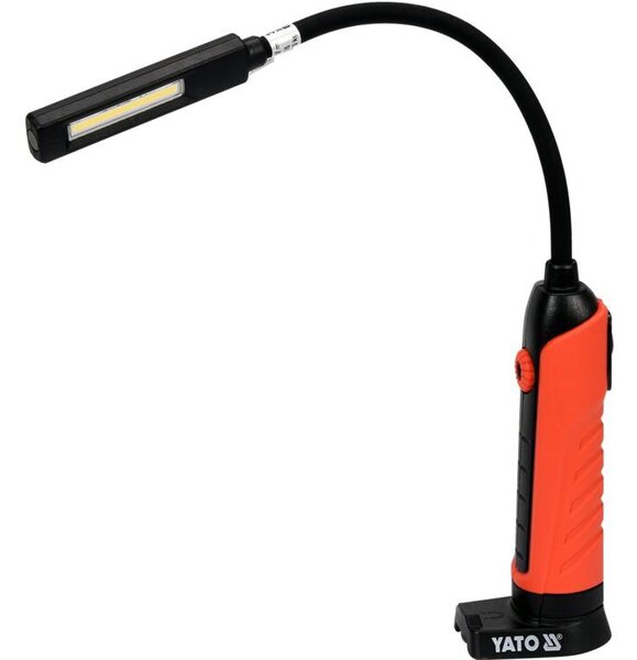 YATO Lampa pracovní COB 500 lm AKU ohebné rameno Yato