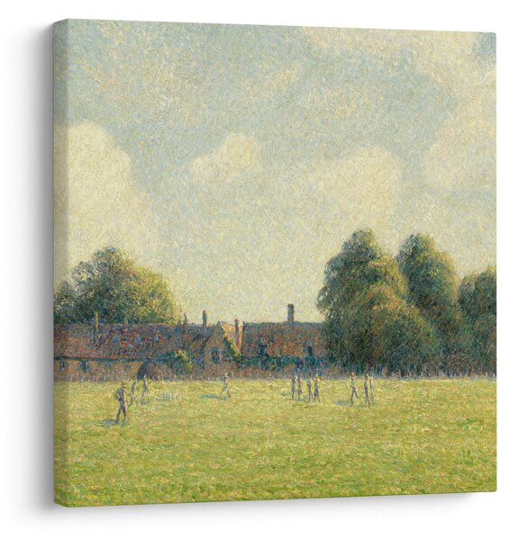 Obraz - Camille Pissarro, Hampton Court Green, reprodukce (30x30 cm)