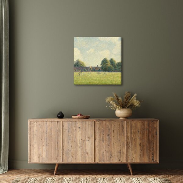 Obraz - Camille Pissarro, Hampton Court Green, reprodukce (30x30 cm)