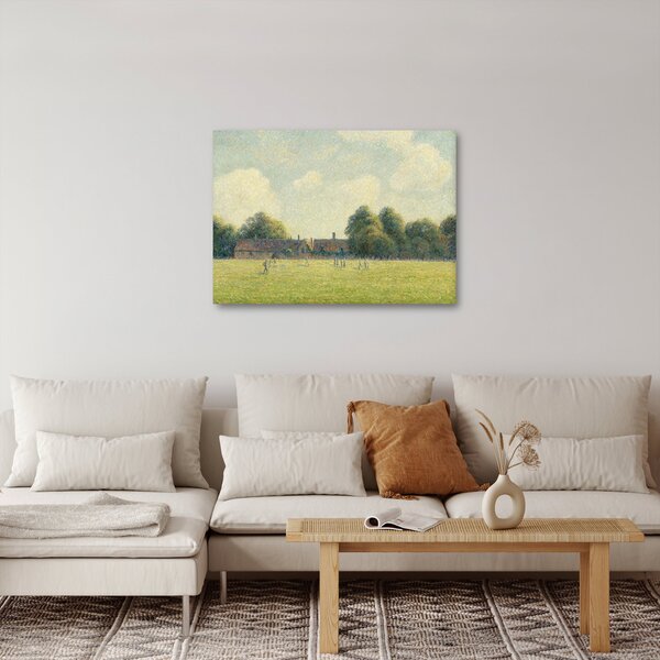 Obraz - Camille Pissarro, Hampton Court Green, reprodukce (70x50 cm)