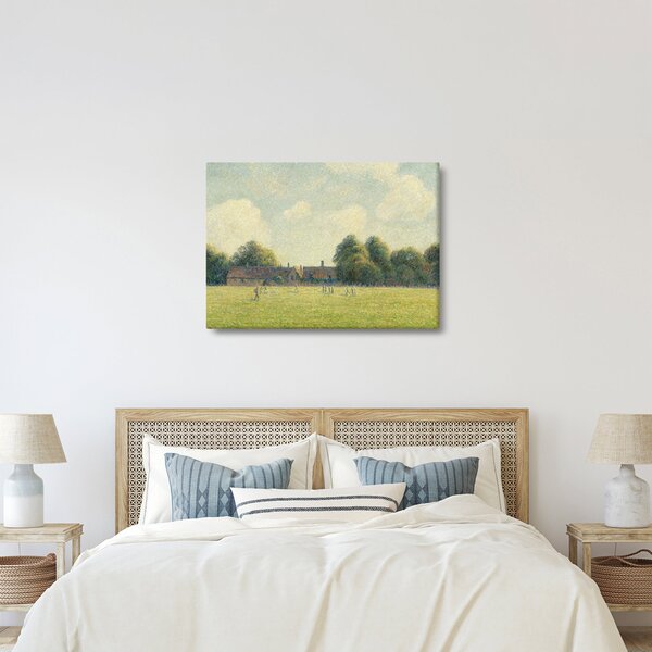 Obraz - Camille Pissarro, Hampton Court Green, reprodukce (70x50 cm)