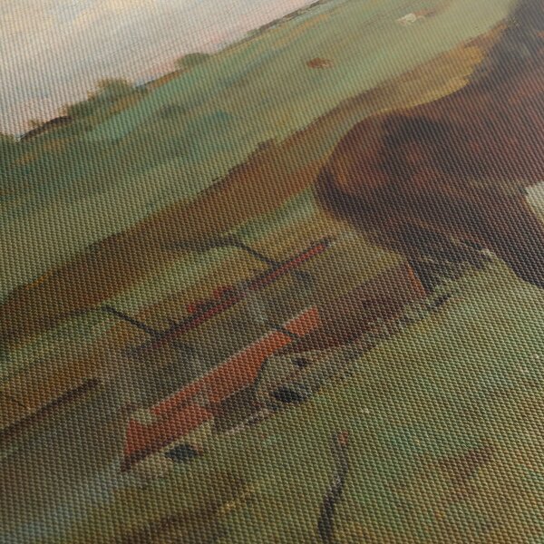 Obraz - Edgar Degas, Horses in a Meadow, reprodukce (170x50 cm)