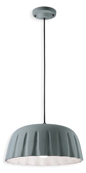 Ferroluce Závěsné svítidlo MADAME GRES, ∅ 40 cm, v. 18 cm, 1xE27 Barva: Černá