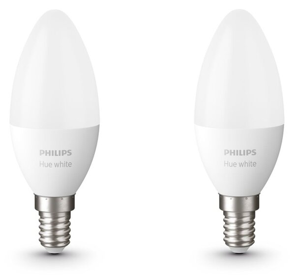 HUE White set 2x LED žárovka E14 5,5W 470lm 2700K IP20, stmívatelná
