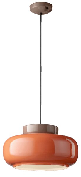 Ferroluce Závěsné svítidlo MARACANA', ∅ 37 cm, 1xE27 Barva: Červeno-hnědá