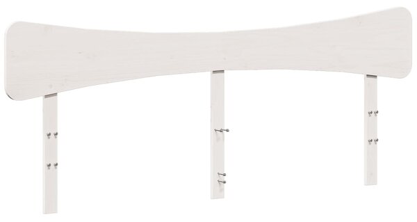 Postel bez matrace bílá 160 x 200 cm masivní borovice 3328227