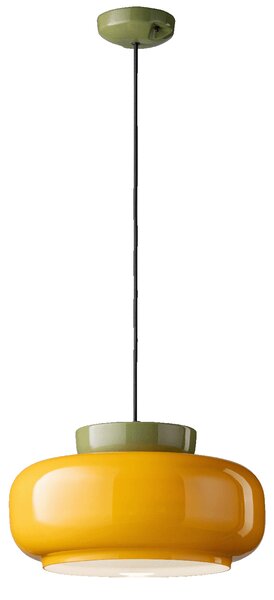 Ferroluce Závěsné svítidlo MARACANA', ∅ 37 cm, 1xE27 Barva: Červeno-hnědá