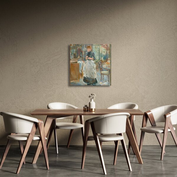 Obraz - Berthe Morisoti, In the Dining Room, reprodukce (30x30 cm)
