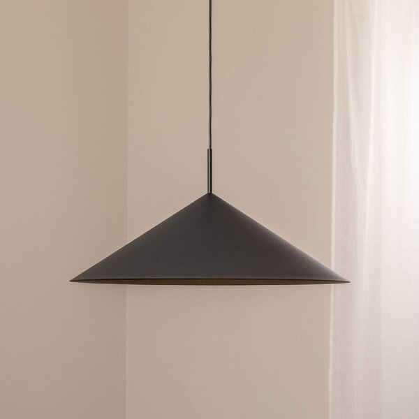 Eko-Light Závěsné svítidlo Capital, černé, 1 světlo, Ø 60 cm, GX53, stmívatelný, Černá, Obývací pokoj / jídelna, kov, Moderní