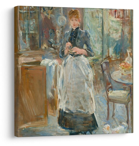 Obraz - Berthe Morisoti, In the Dining Room, reprodukce (30x30 cm)