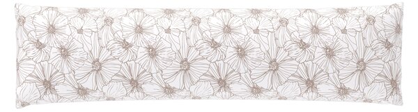 Livarno® Potah na polštář z jemného flanelu, 40 x 145 cm (béžová) (100411472002)