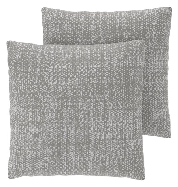 Livarno® Potah na polštář z jemného flanelu, 50 x 60 cm, 2 kusy (antracitová) (100410995001)
