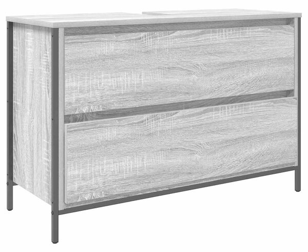 Sada koupelnového nábytku 3 ks Šedá Sonoma 90 x 34,5 x 60 cm 3328362