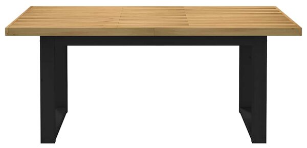 Jídelní stůl NOAIN na nohách ve tvaru U 180x90x75 cm borovice 3328259