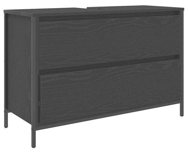 Sada koupelnového nábytku 3 ks Černý dub 90 x 34,5 x 60 cm 3328359