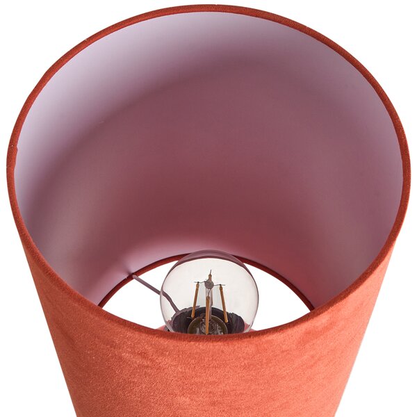 Stolní lampa OTEROS Červená
