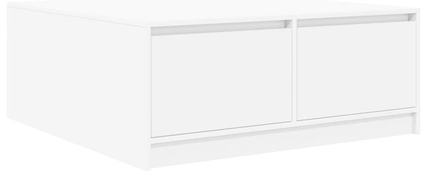 Konferenční stolek se zásuvkami bílý 100x100x40 cm 3328399