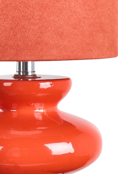 Stolní lampa OTEROS Červená