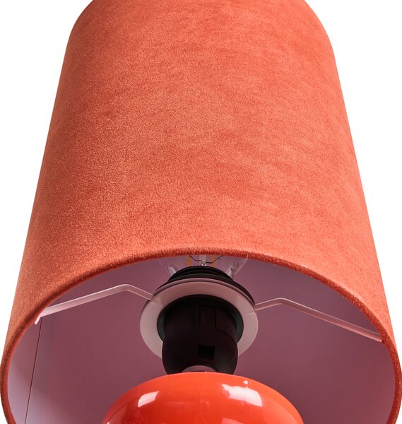 Stolní lampa OTEROS Červená