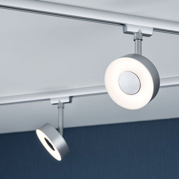 Paulmann 95271 Circle, spot pro Urail system, 1x5W LED 2700K, stmívatelé, matný chrom