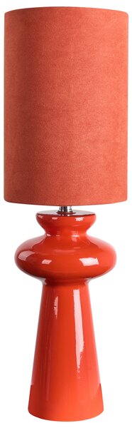 Stolní lampa OTEROS Červená