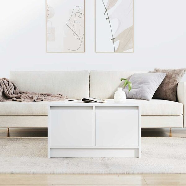 Konferenční stolek se zásuvkami bílý 70,5x70x40 cm 3328408