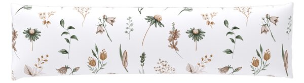 Livarno® Potah na polštář z jemného flanelu, 40 x 145 cm (bílá) (100411472003)