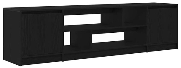 TV skříňka Černý dub 188,5x41x50 cm kompozitní dřevo 3328418