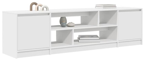 TV skříňka bílá 188,5x41x50 cm kompozitní dřevo 3328417