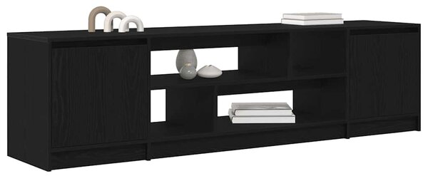 TV skříňka Černý dub 188,5x41x50 cm kompozitní dřevo 3328418