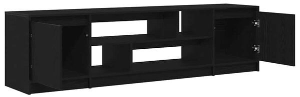 TV skříňka Černý dub 188,5x41x50 cm kompozitní dřevo 3328418