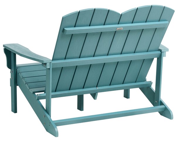 Zahradní lavice ADIRONDACK 125 cm Světle modrá