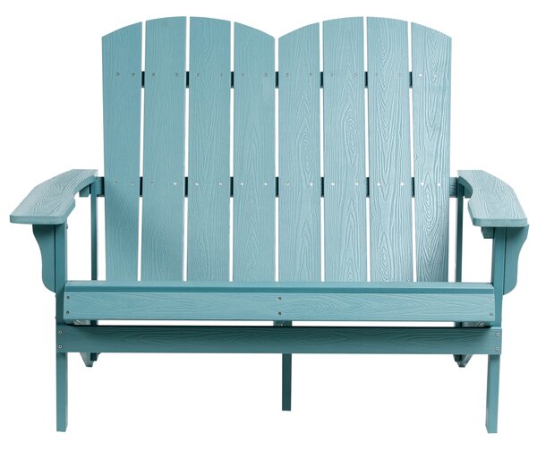 Zahradní lavice ADIRONDACK 125 cm Světle modrá