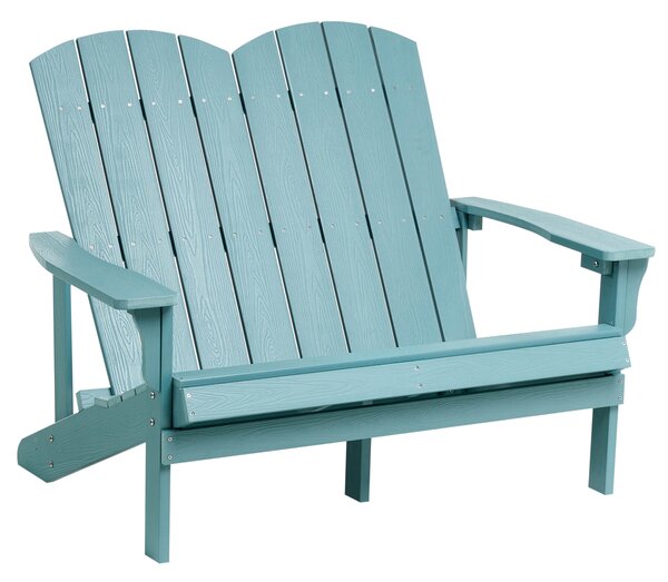 Zahradní lavice ADIRONDACK 125 cm Světle modrá