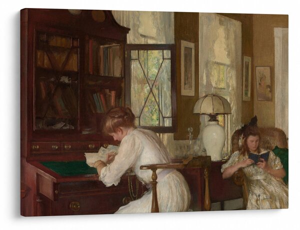 Obraz - Edmund Tarbell, Josephine and Mercie, reprodukce (70x50 cm)