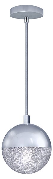 PLX Závěsné moderní osvětlení AMADEUS, 1xG9, 40W, stříbrné 308030