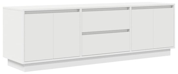 TV skříňka s LED osvětlením bílá 160,5x41x50 cm 3328426
