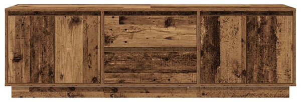 TV skříňka s LED osvětlením starého dřeva 160,5x41x50 cm 3328433