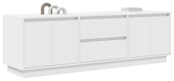 TV skříňka s LED osvětlením bílá 160,5x41x50 cm 3328426