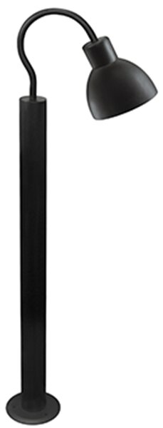 PLX Venkovní stojací lampa WINDSOR, 1xE27, 60W, 100cm, černá 311931