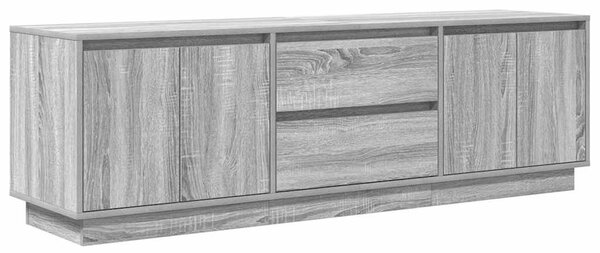 TV skříňka s LED světly šedá Sonoma 160,5x41x50 cm 3328431